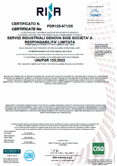 Certificazioni