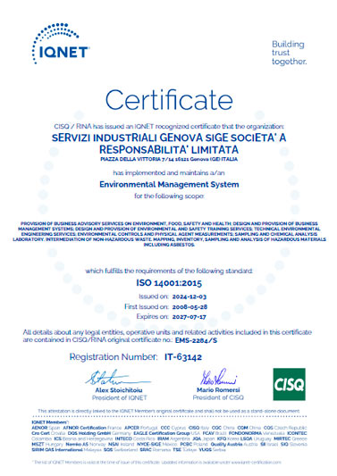 Certificazioni