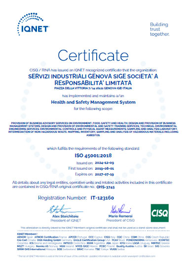 Certificazioni