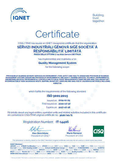 Certificazioni