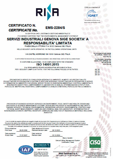 Certificazioni