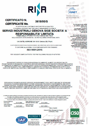 Certificazioni
