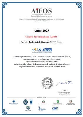Attenstato AiFos